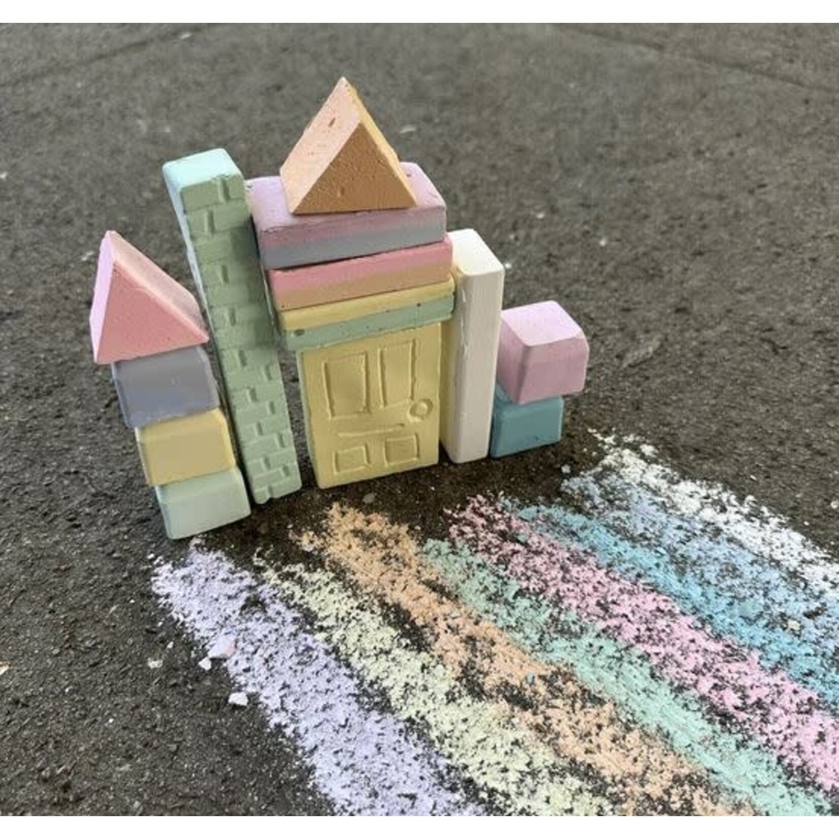 TWEE made for little hands Carrie's Castle Handmade Sidewalk Chalk