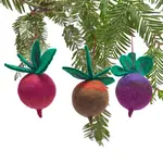 Rockflowerpaper Handmade Beet Wool Felt Ornament