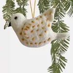 Rockflowerpaper Dove Felt Ornament