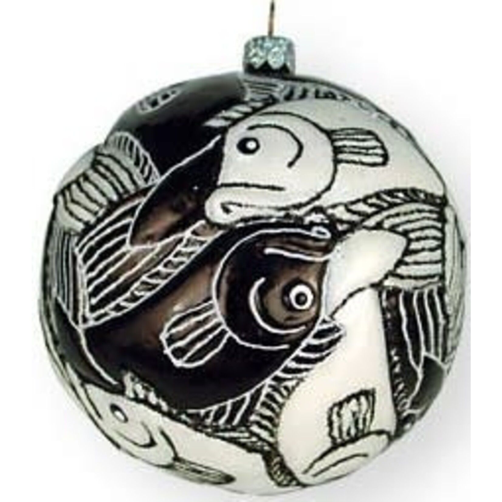 Mia Fish After Escher Ornament