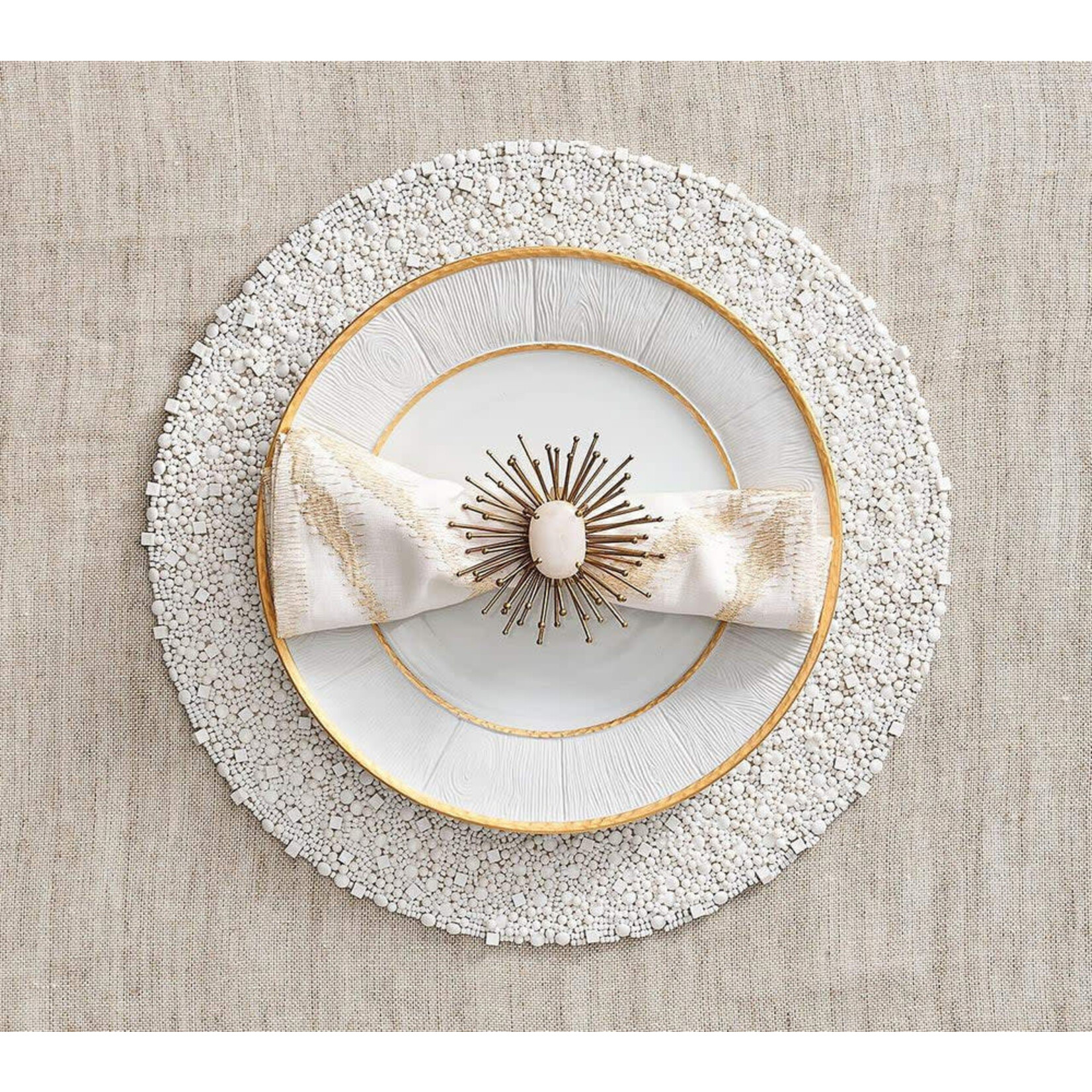 Kim Seybert Flare Napkin Ring in Gold