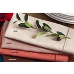 Saro Trading Company Mocha Hemstitched Dinner Napkin