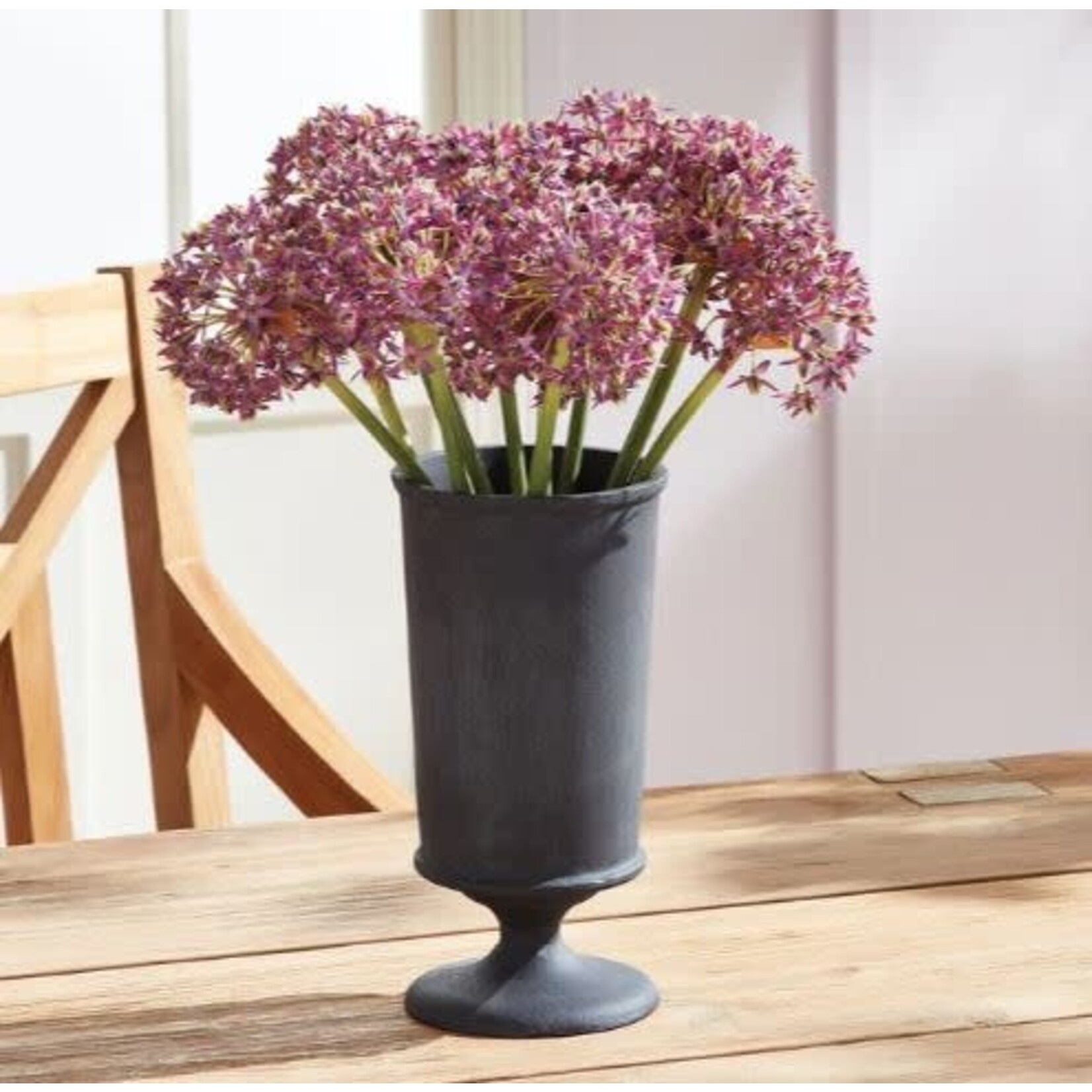 Napa Home and Garden Allium Stems 19" Lavender Faux Floral Bundle of 3