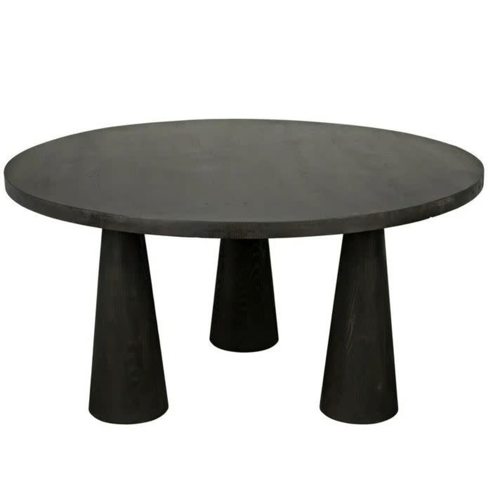 Noir David Round 3 Leg Dining Table