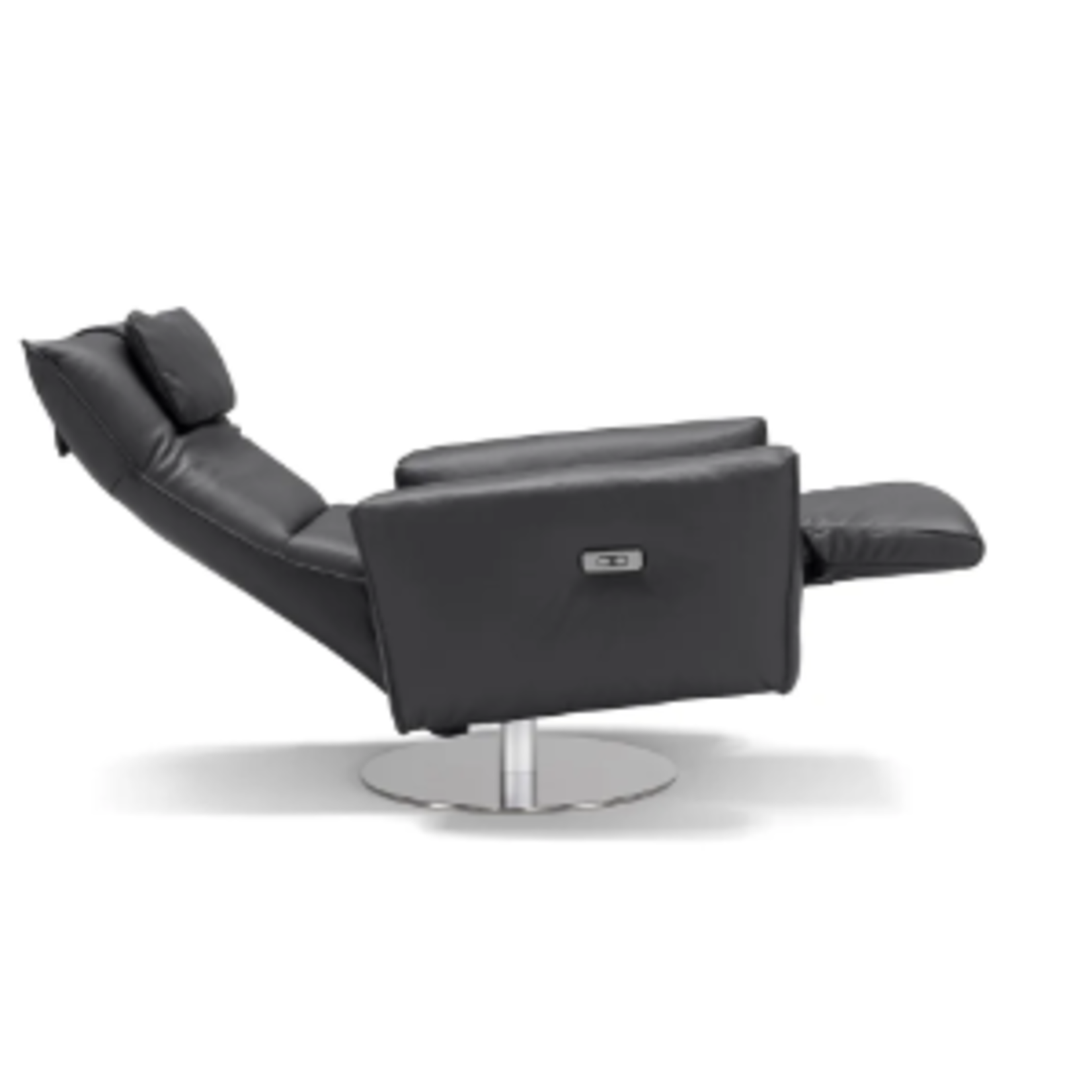 Bellini Modern Living Liliana Recliner Accent Chair Anthracite
