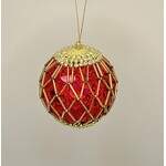 Carole Stupell LTD Vintage Red Gold Sequent Ornament