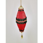 Carole Stupell LTD Vintage Red & Green Beaded Drop Ornament