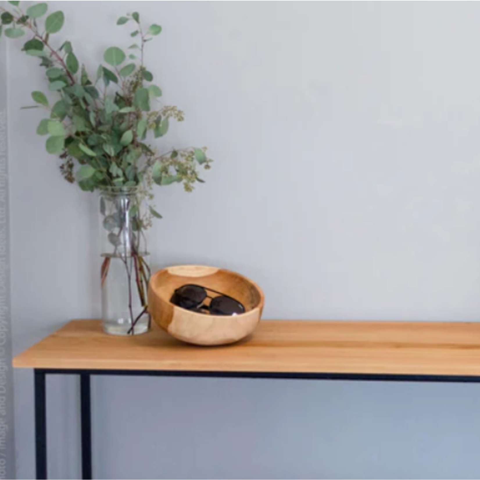 Texxture Axis Teak Wood Decorative Bowl