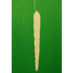 Carole Stupell LTD White Beaded Glass Icicle Ornament