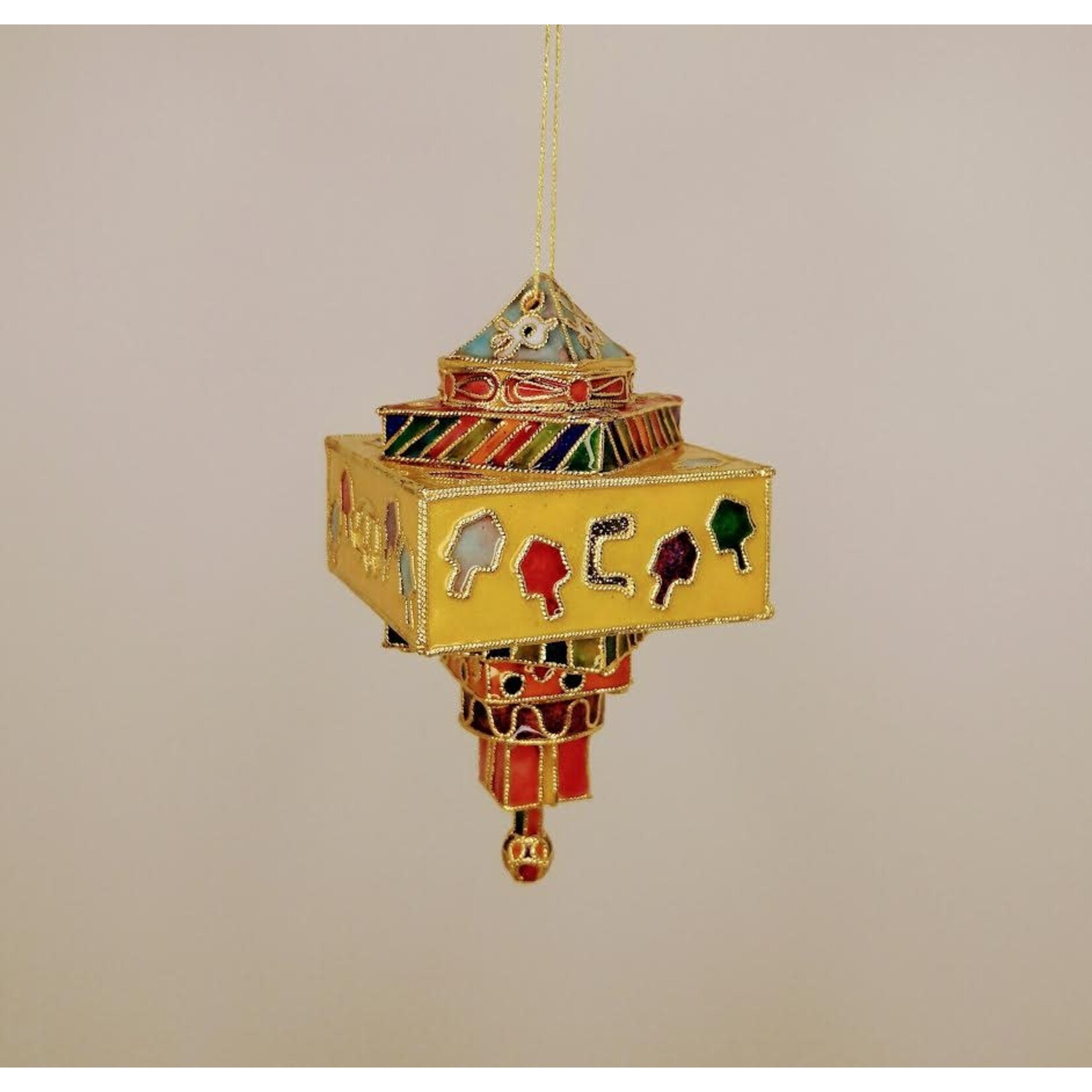 Carole Stupell LTD Vintage Enameled Art Dreidel Ornament