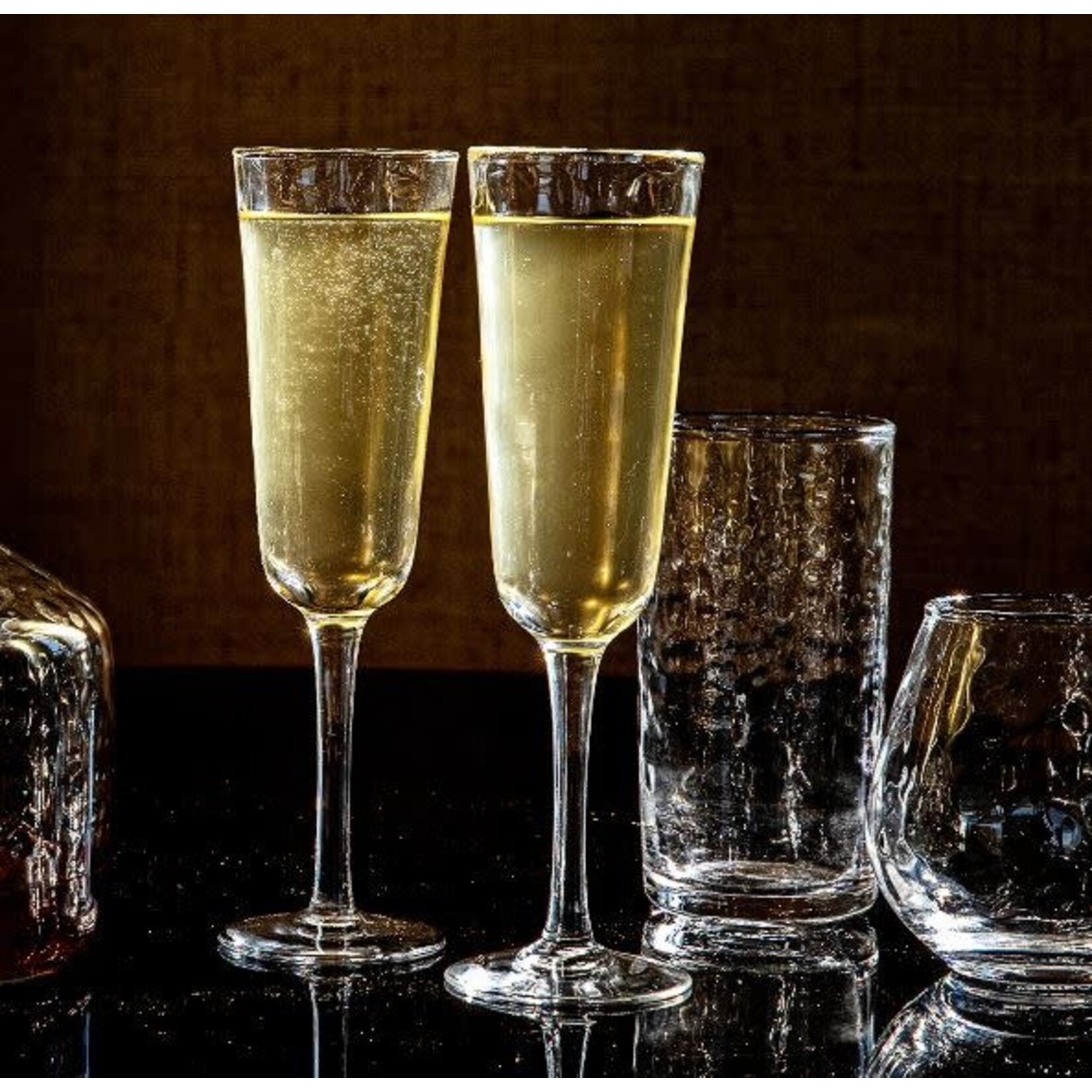 Juliska Puro Flute Set of 2 Glasses