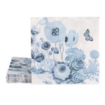 Juliska Field of Flowers Chambray Blue Luncheon Paper Napkins