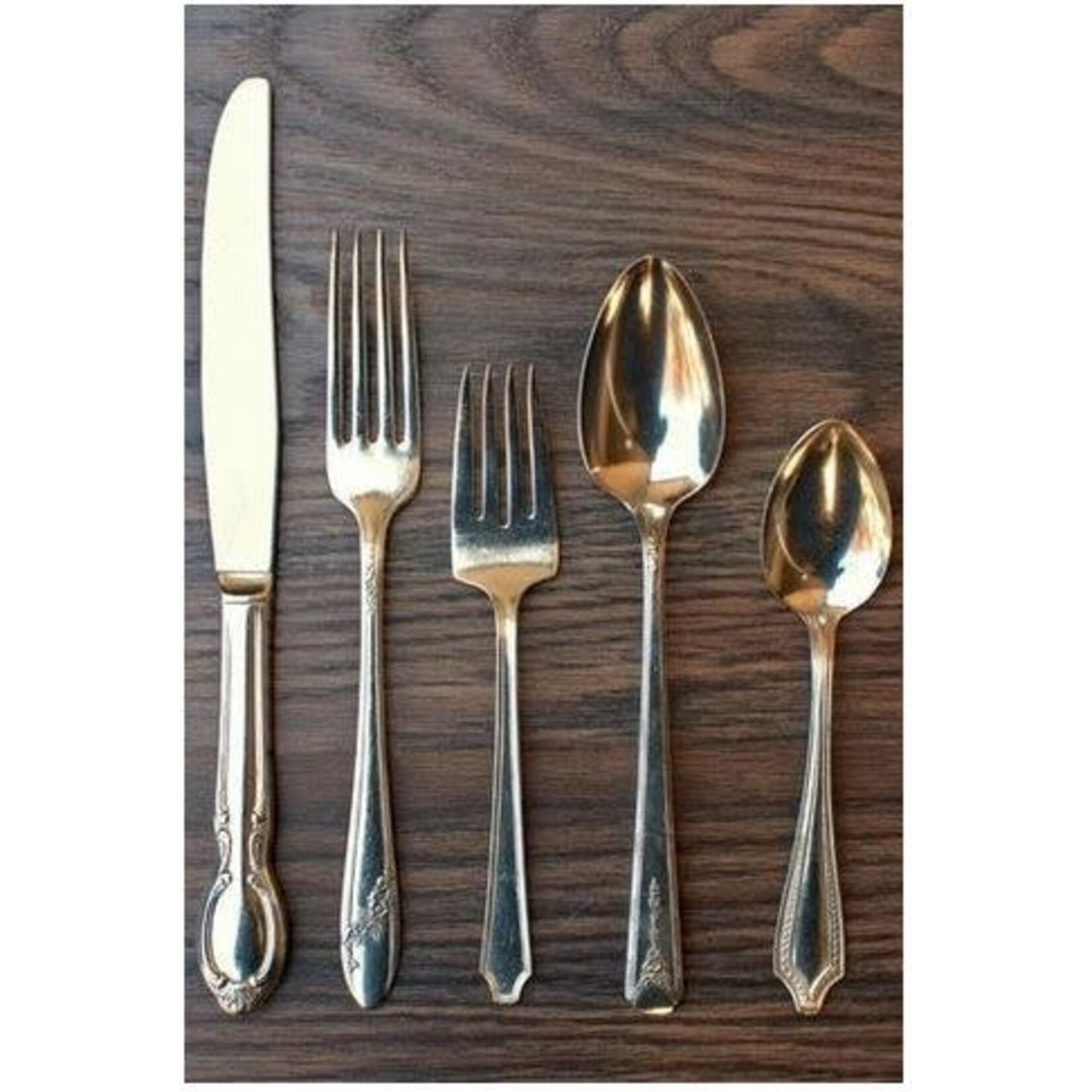 Hester & Cook Vintage Five Piece Place Setting Flatware