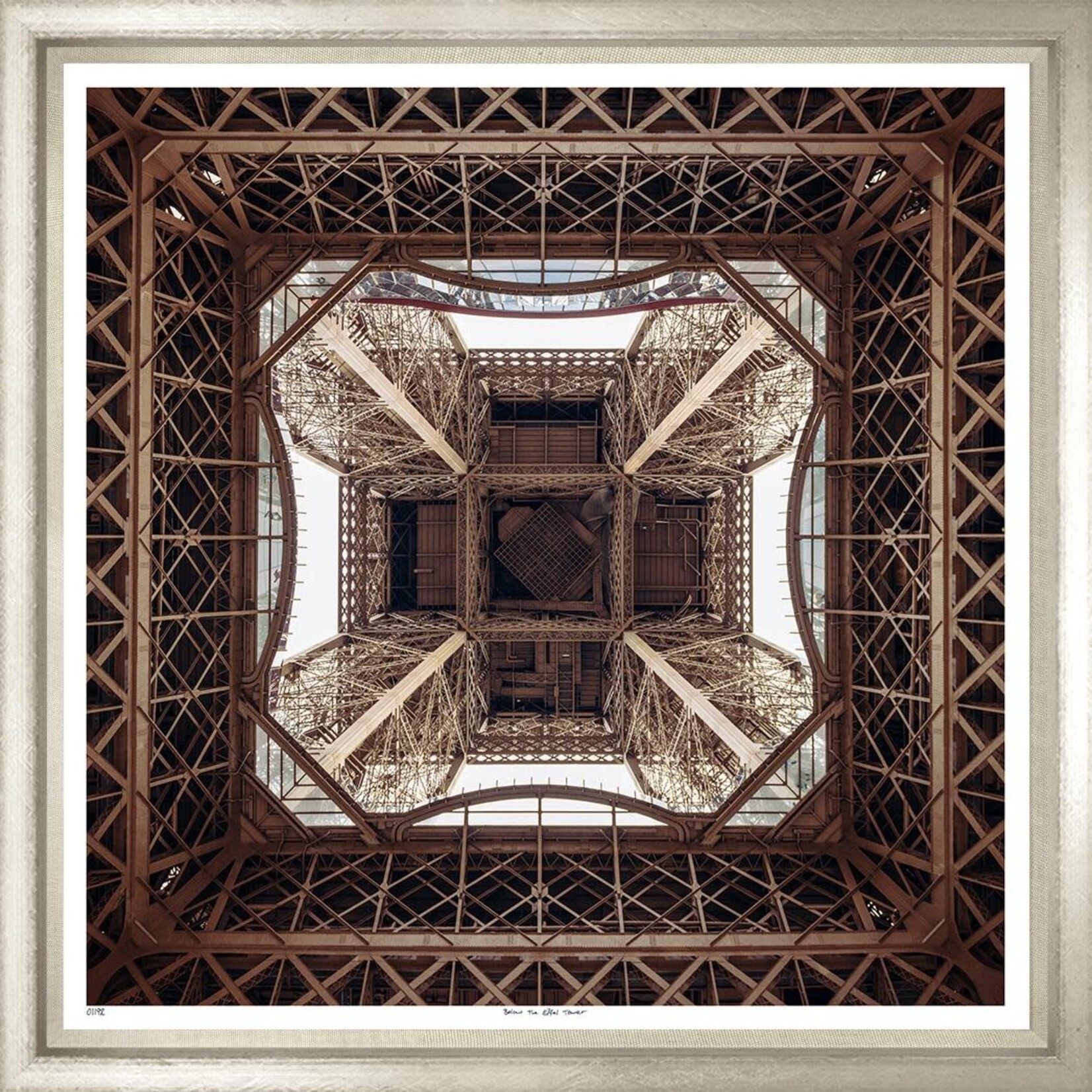 Trowbridge Gallery Below the Eiffel Tower Framed Artwork