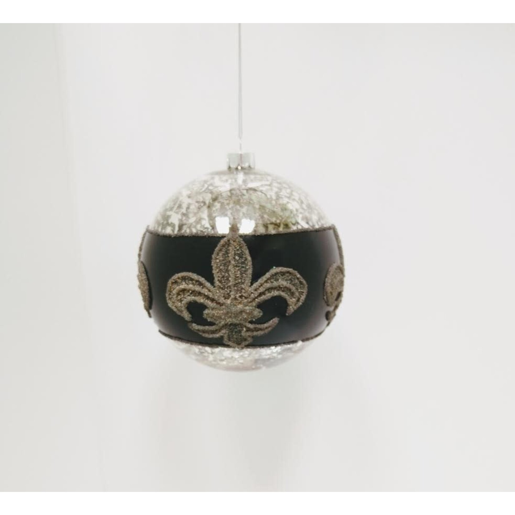 Jim Marvin Enterprises Antique Jewel Glass Ball Christmas Ornament