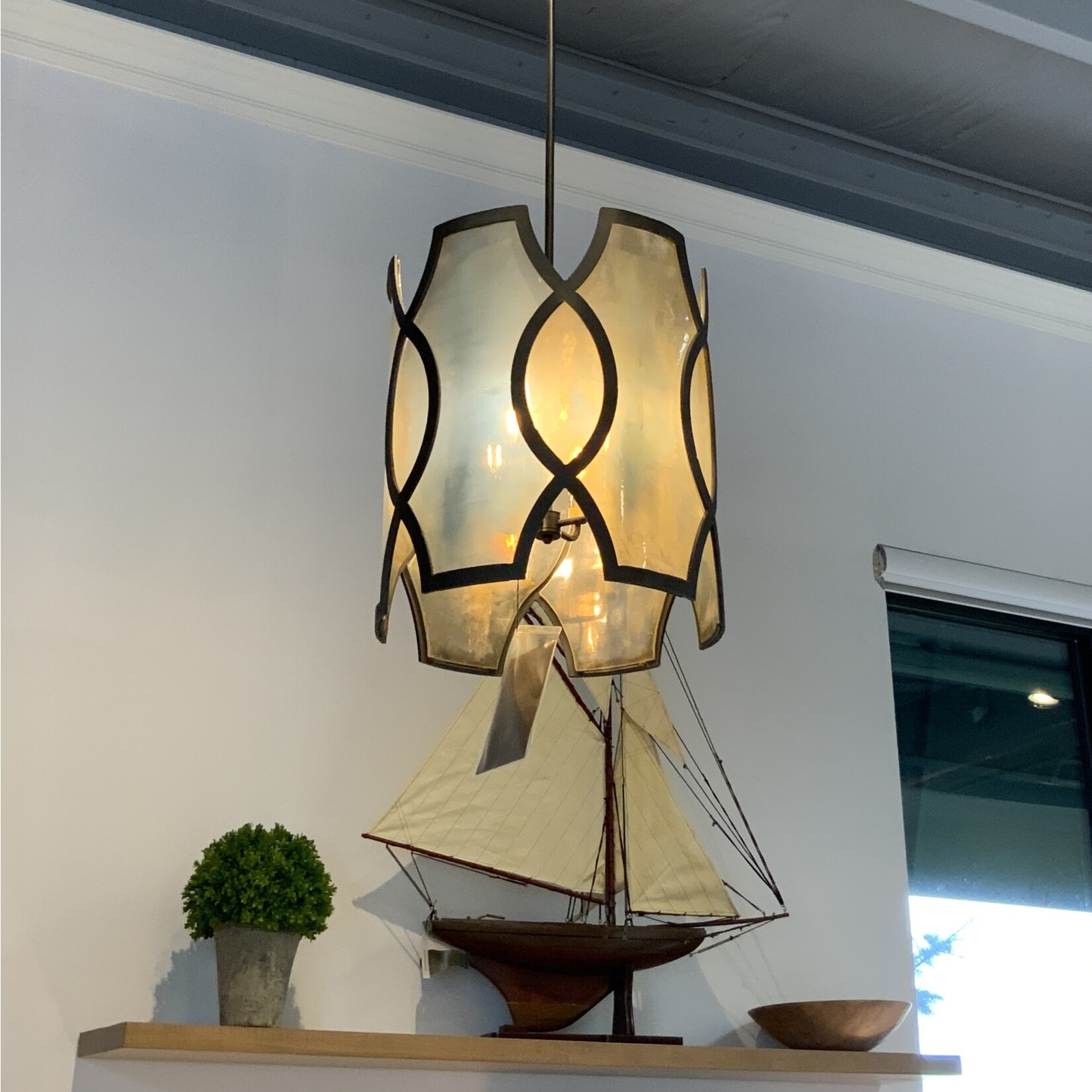 Baker Furniture Tatiana Scalloped Pendant