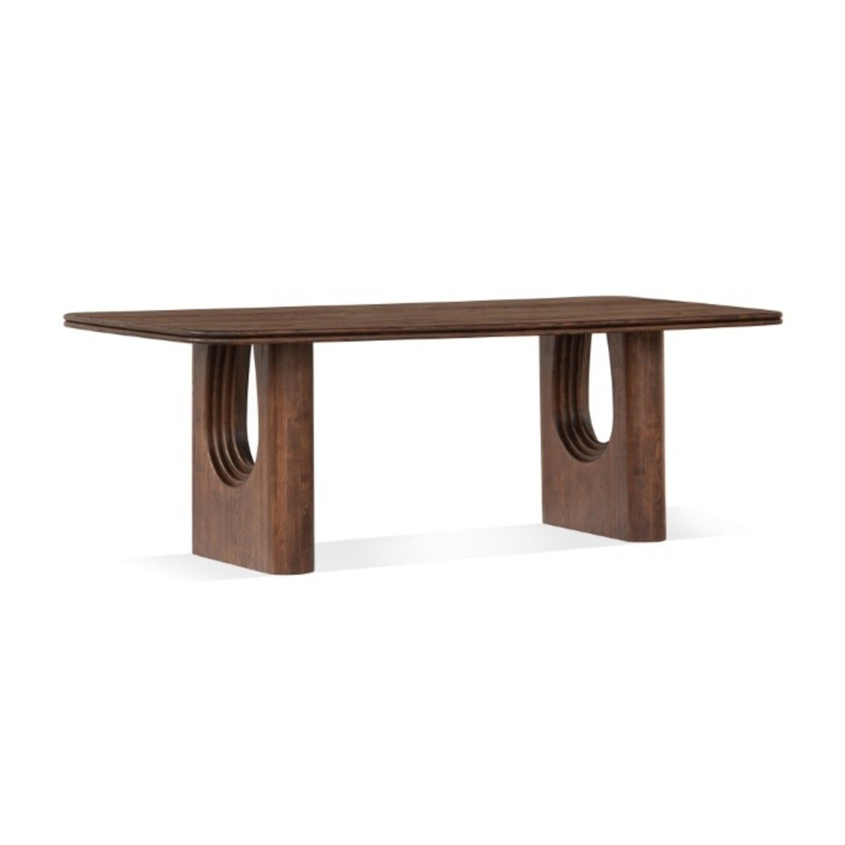 Union Home LLC Layered Dining Table Mud Brown