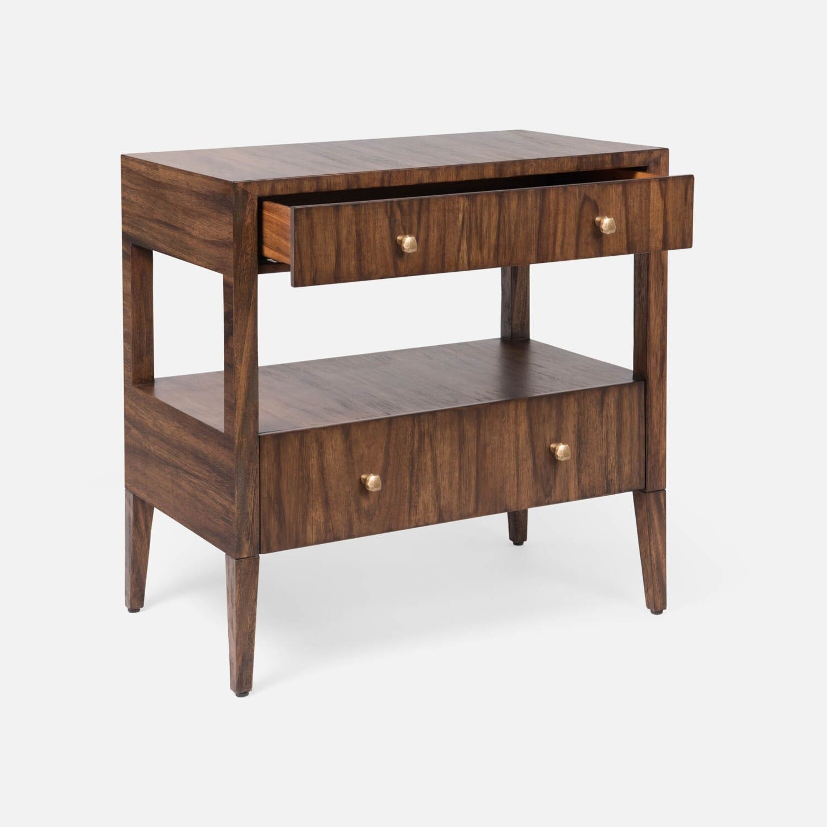 Made Goods Solaris Rustic Natural Brazilian Wood Nightstand