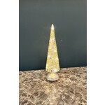 Two's Company LED Silver Swirl Christmas Tree Large