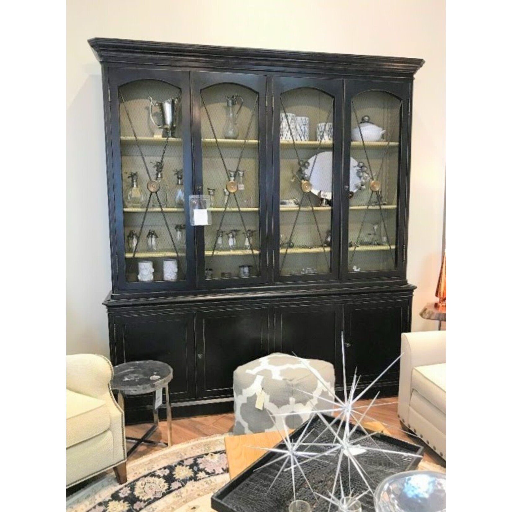 CTH Sherrill Occasional Black Bibliotheque Cabinet