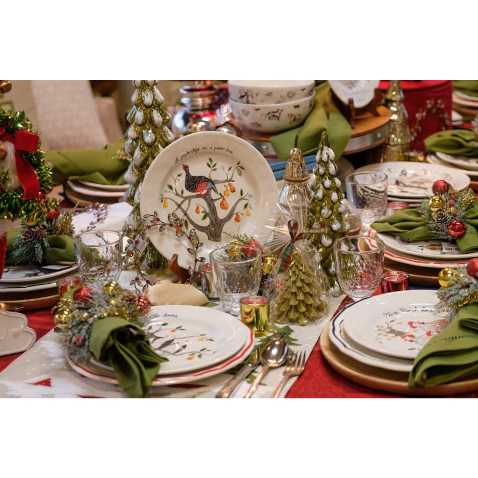 Juliska 12 Days of Christmas All On One Dessert & Salad Plate