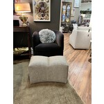 Thayer Coggin Saddle Ottoman Chili Taupe