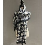 Sara Anderson Byzantine Blue Silk Cashmere Scarf