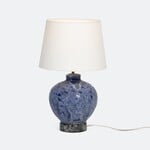 Made Goods Elian Blue Reactive Ceramic Table Lamp