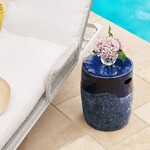 Made Goods Cadence Handmade Ironstone Outdoor Stool