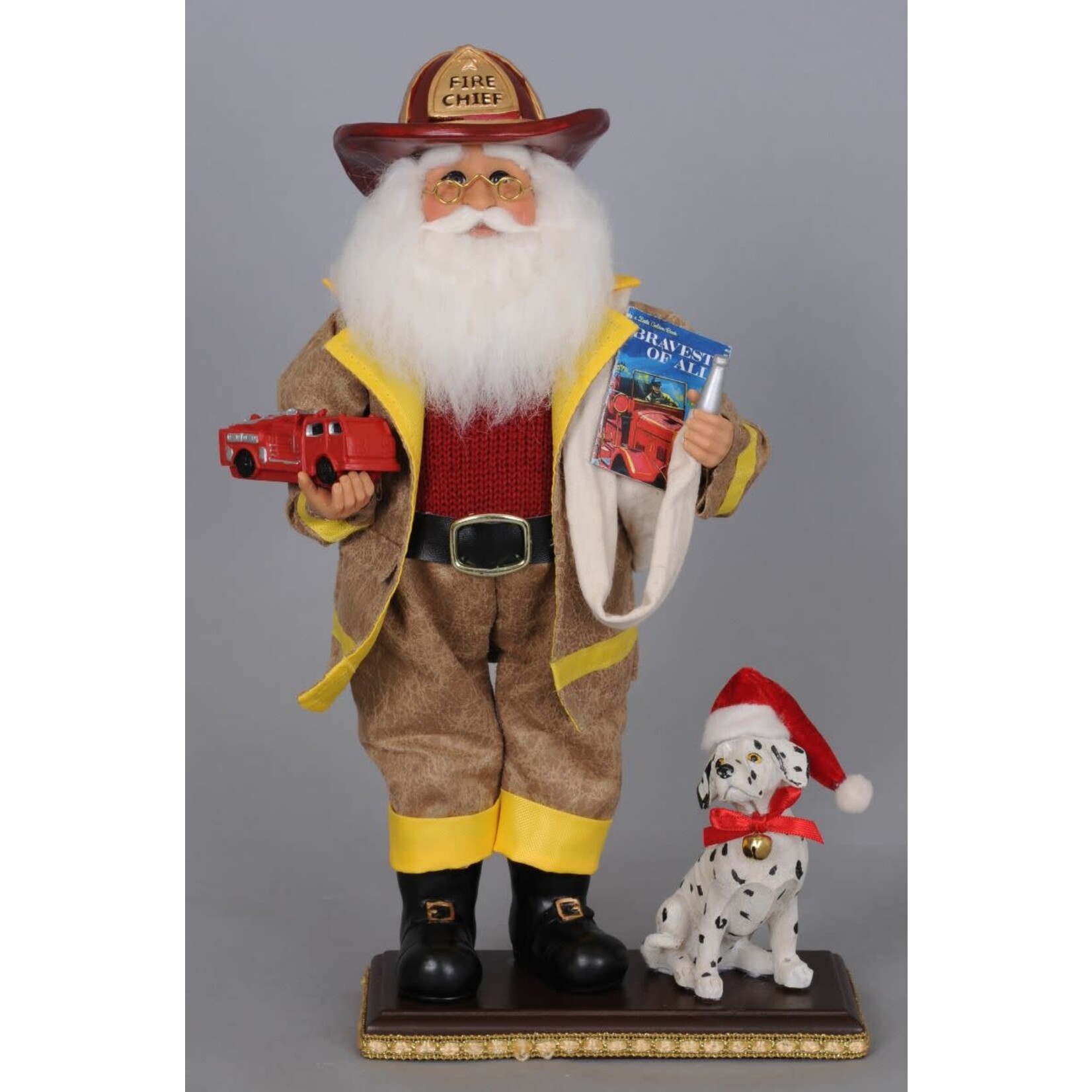 Karen Didion Originals Fire Chief Santa