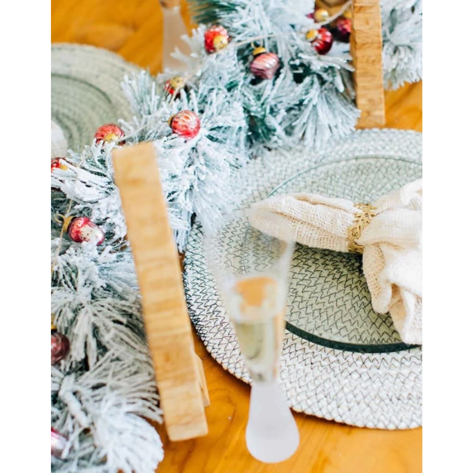 Texxture Red & Gold Carouge Ornament Garland