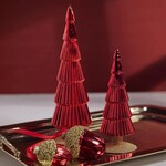 Zodax Alpine Glass Tree Gold Glitter Base