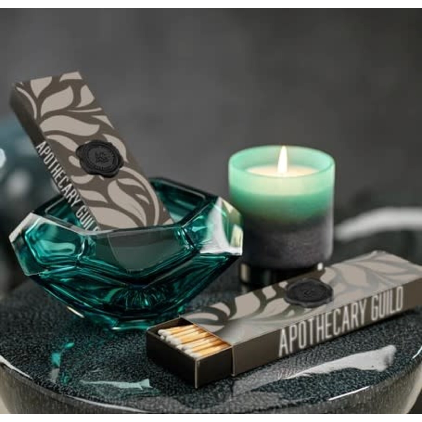Zodax Apothecary Guild Match Box with 8" Matchsticks Box of 60