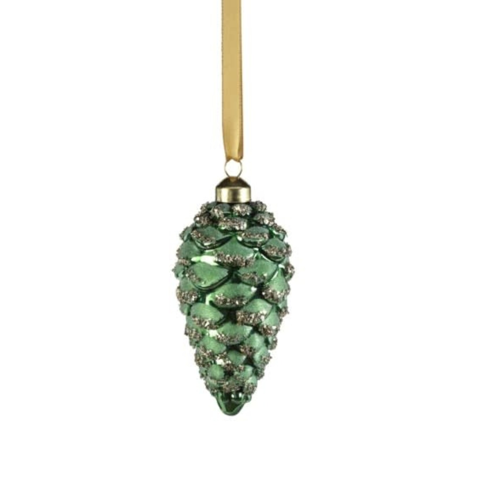 Zodax Glass Pine Cone Ornament