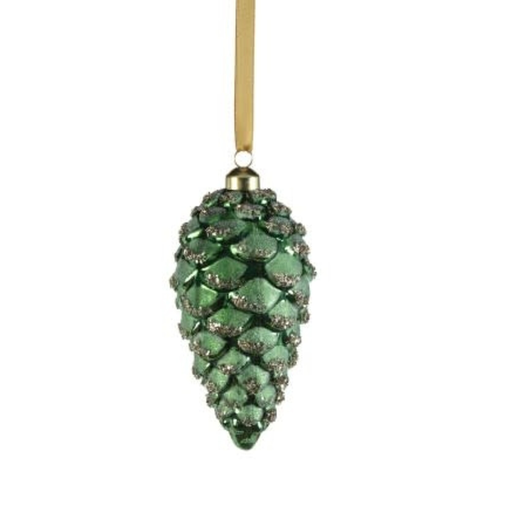 Zodax Glass Pine Cone Ornament
