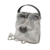 Evelyne Prelonge Mini Sac Small Faux Fur Bag - Designer's Studio