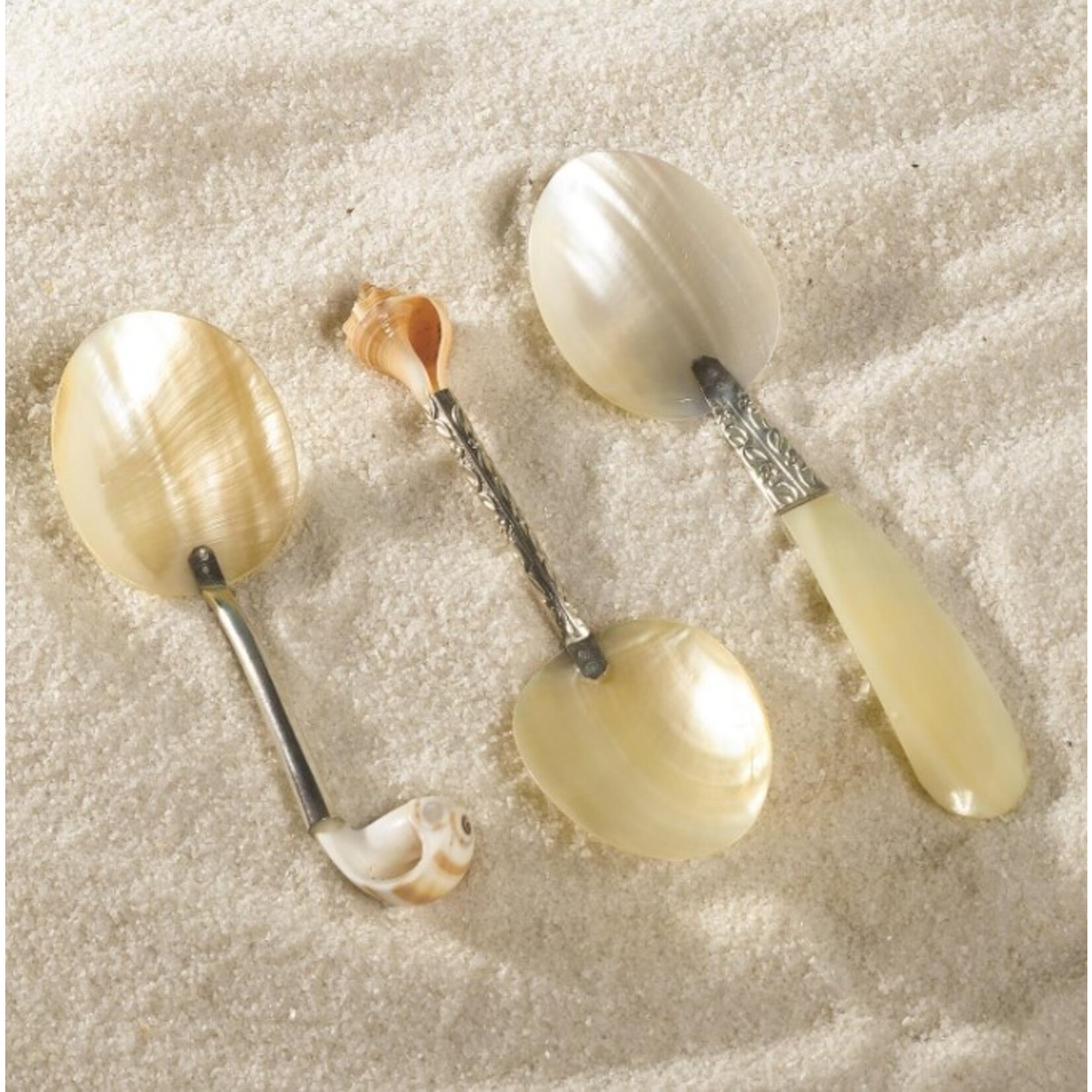 Two's Company Mother of Pearl Serving Spoon