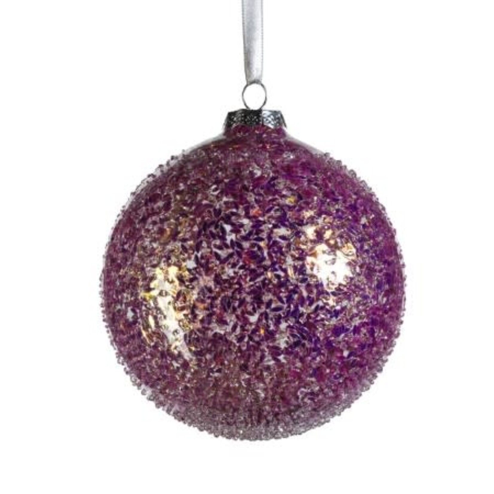 Zodax Confetti Glass Ball Ornament