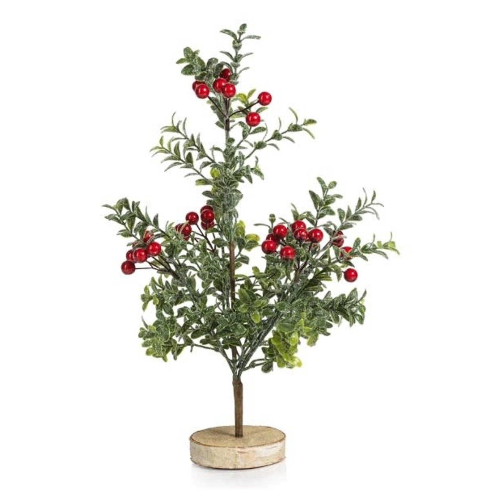 Zodax Tree with Red Holly Berries 14 in