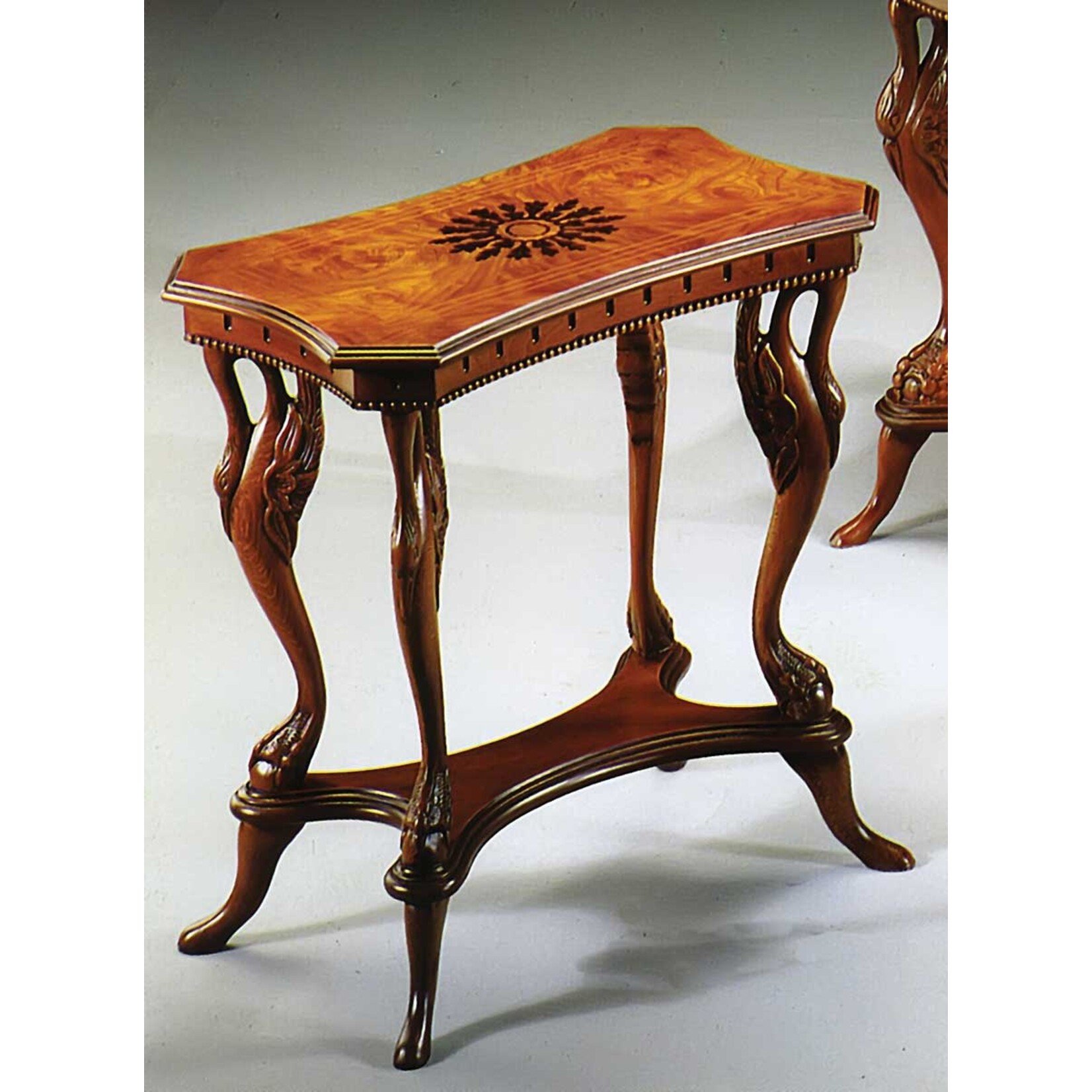 David Michael Small Inlayed Rectangular Table