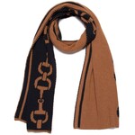 In2Green Eco Snaffle Bit Scarf Caramel Black