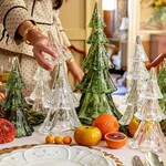 Juliska Berry & Thread 16" Tree Set of 5  Piece Evergreen