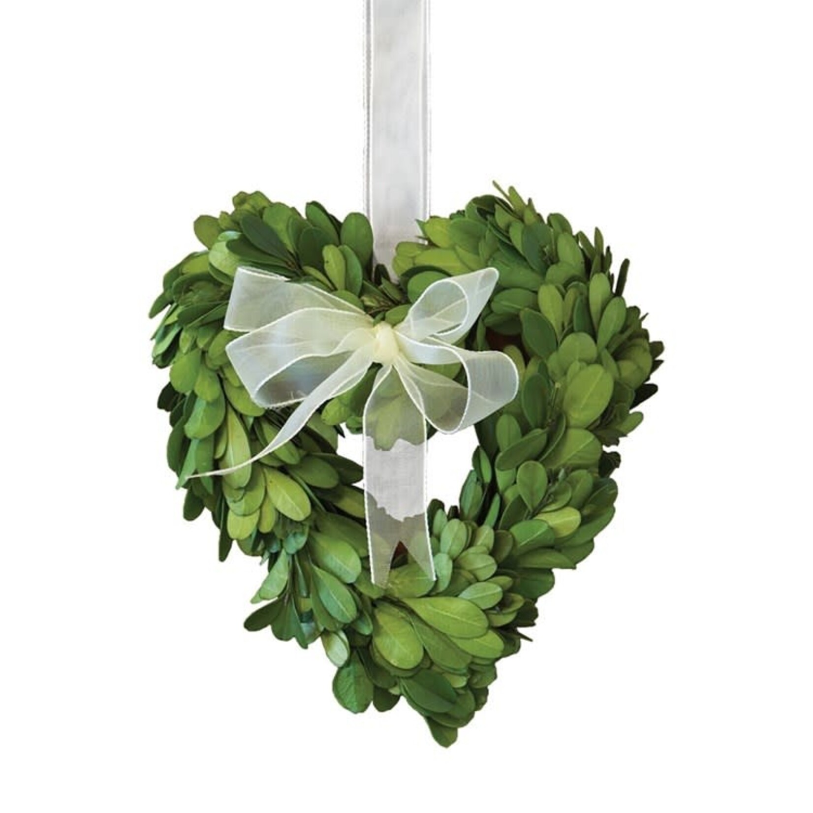 Napa Home and Garden Boxwood Heart Wreath