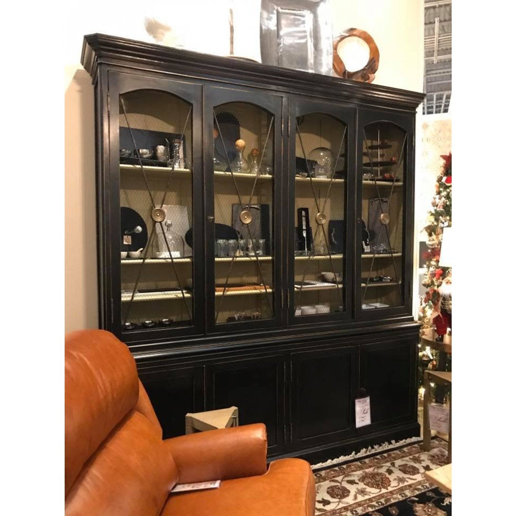 CTH Sherrill Occasional Black Bibliotheque Cabinet