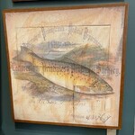 Elizabeth Lucas Univ. of Penn Fish Art Work Print