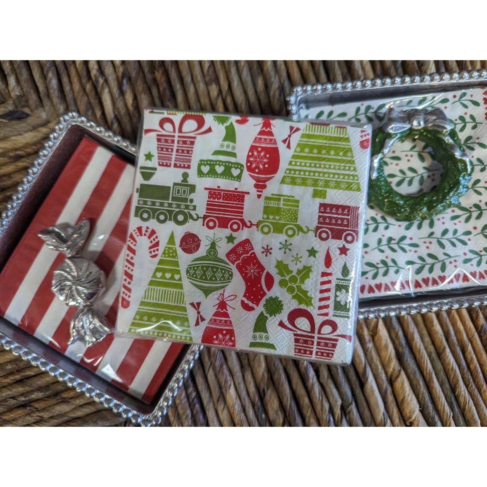 Mariposa Tree & Train Holiday Paper Napkins