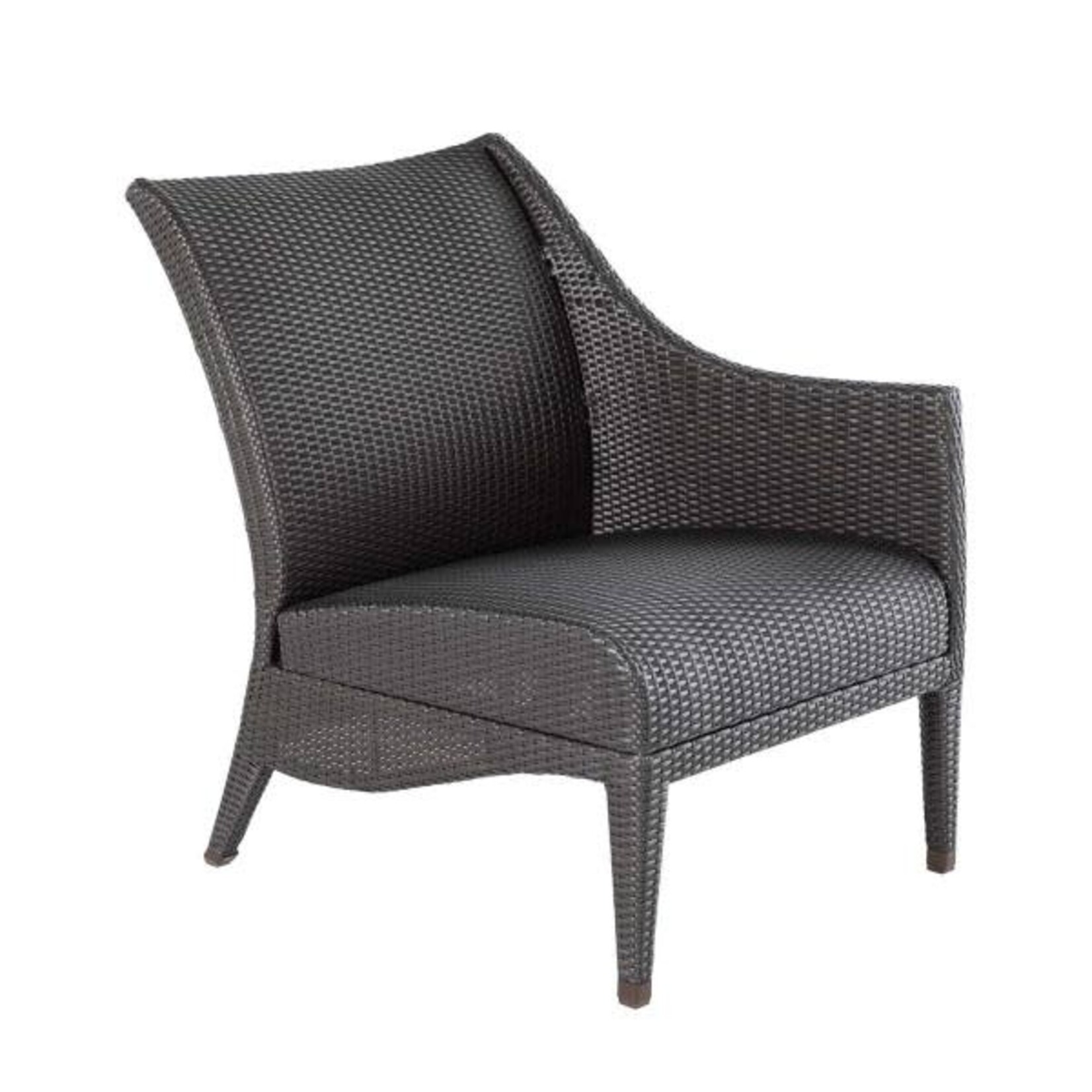 Summer Classics Athena Black Walnut Outdoor Sectional RAF Chair