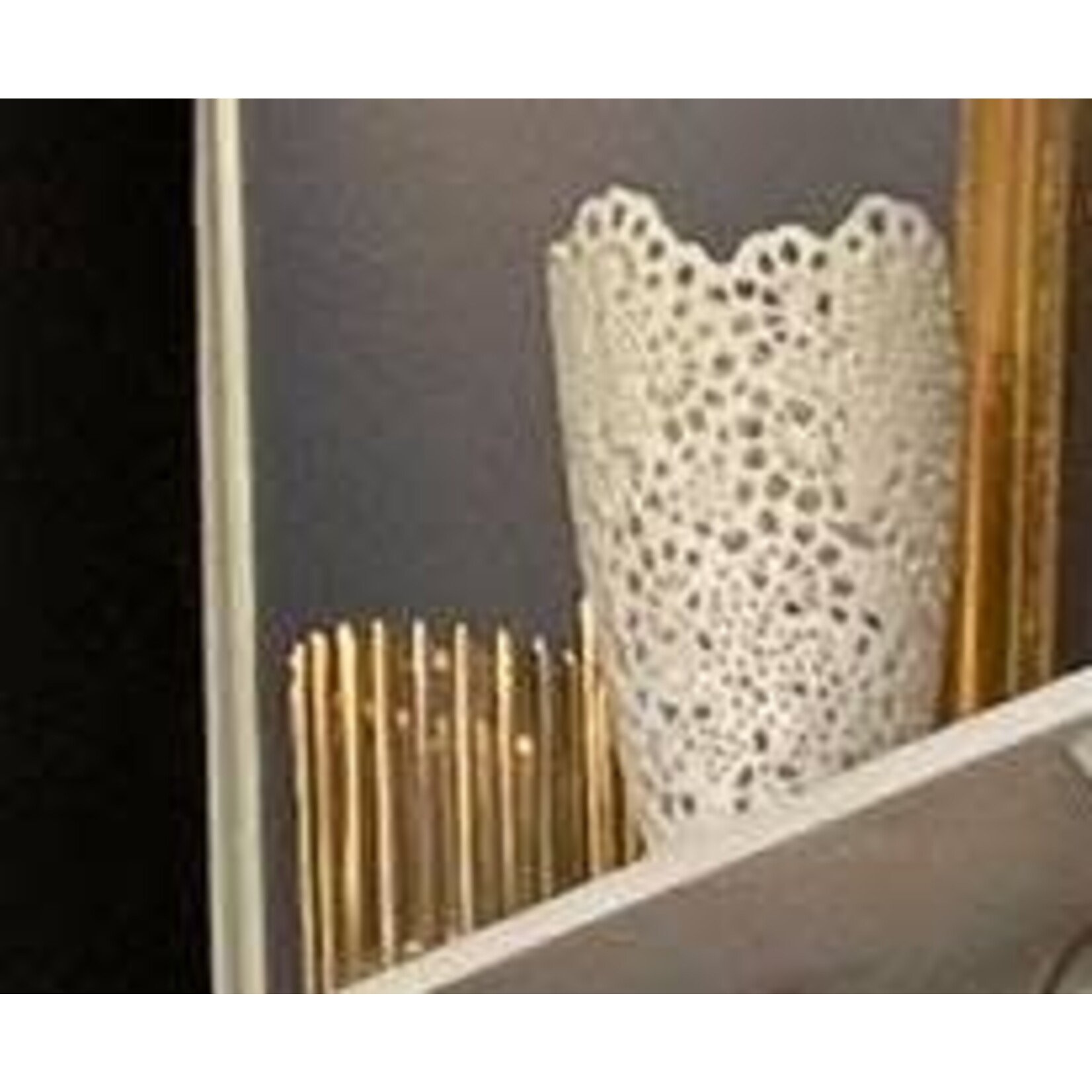 Tozai Hurricane Steel & Glass Pillar Candleholder - Small