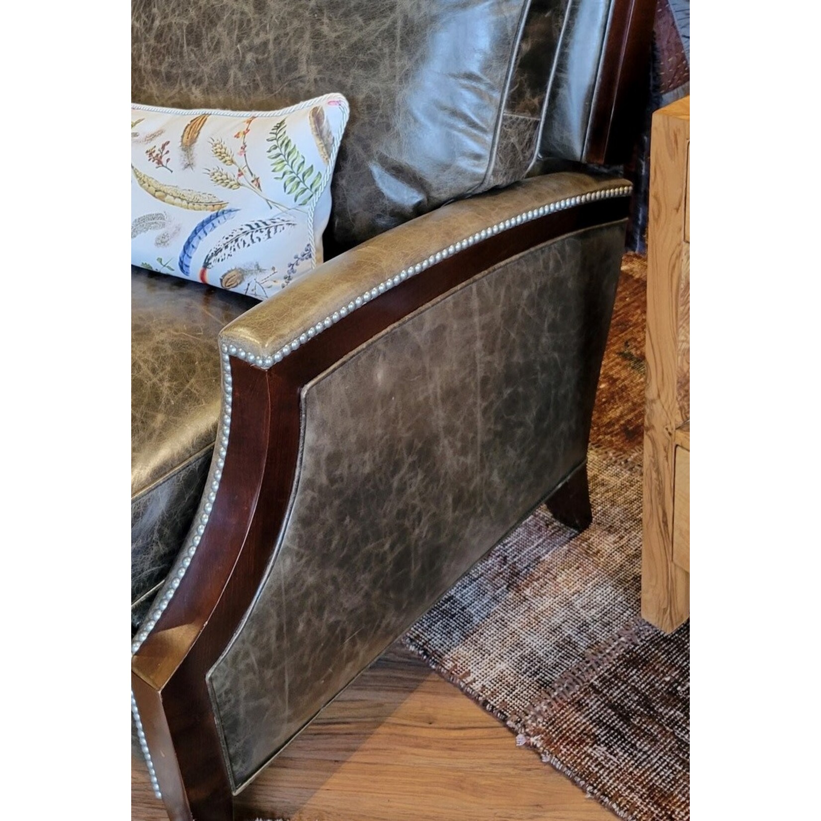 Leathercraft Kensington Recliner  Green Capri Stone Leather