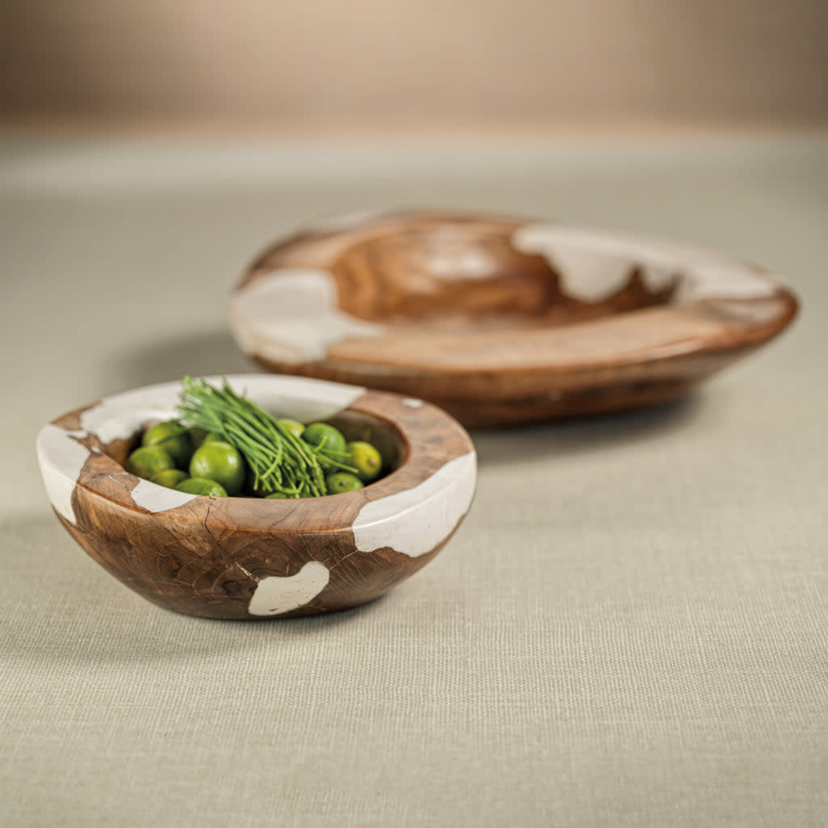Zodax Lamala Natural Teakwood Bowl Small